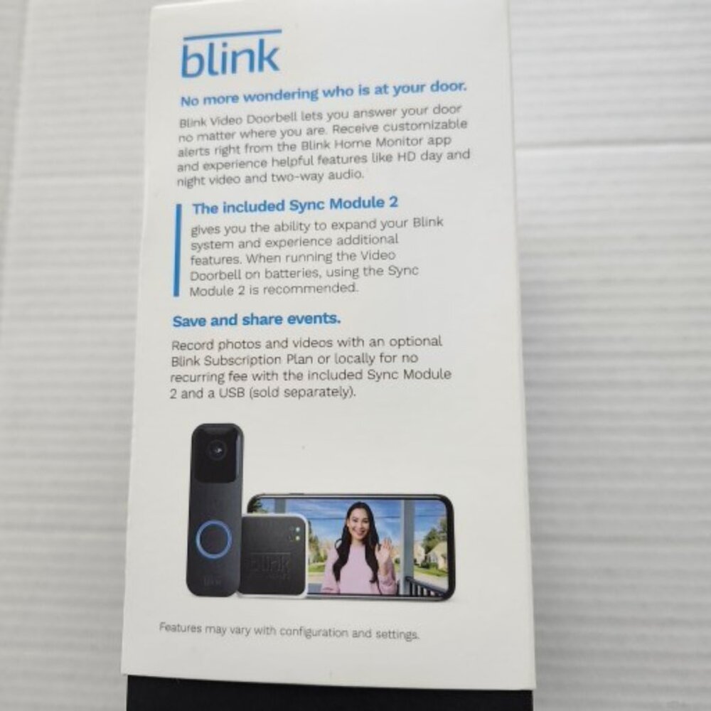 BLINK Video Doorbell+Sync Module - Picture 3 of 3